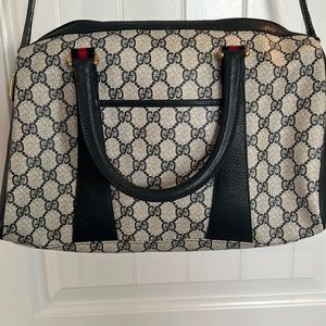 Vintage 1983 Gucci Doctor Bag with Detachable Strap